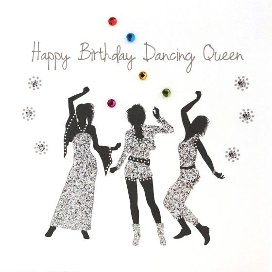 Carte Peinte Jaab Happy Birthday Dancing Queen Hervorragendch 3044