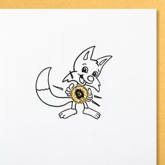 5er-Karte Fuchs