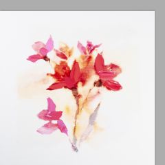 Art Card rote Lilien