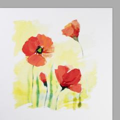 Art Card Mohnblumen 