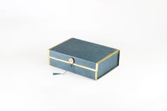 Coffret cadeau small petrol avec bordures dorées