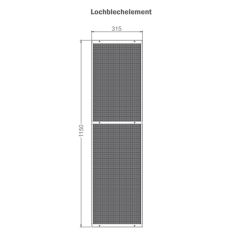 Lochblechelemente für PK31/41