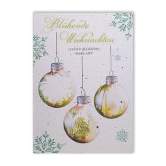 Weihnachtskarte Blühende Weihnachten 