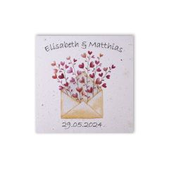 Hochzeitskarte Elisabeth + Matthias