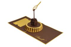 Carte personalisée Lindt et Sprüngli puits de chocolat