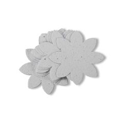 Papier ensemencé - Set Growing Paper de papier vierge et de bricolage: FLEUR 10 pièces 