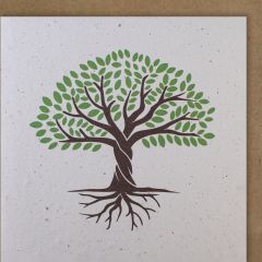 Carte graine Growing Paper carré Arbre de vie