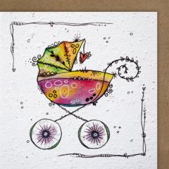 Carte graine Growing Paper carré Poussette