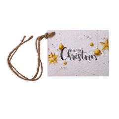 Growing Paper Geschenkanh&auml;nger Schriftzug Merry Christmas