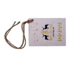 Growing Paper Geschenkanh&auml;nger goldene B&auml;ume und Hirsche