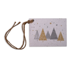 Growing Paper Geschenkanh&auml;nger Weihnachtswald