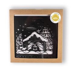 Kartenbox Scherenschnitt 5 Stück: LSP036.SW.N