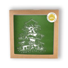 Kartenbox Scherenschnitt 5 Stück: LSP010.GW.N