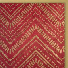 Cartes papier organique points et lignes rouge
