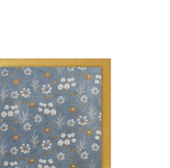 Organic Paper Card klein Nelken hellgrau