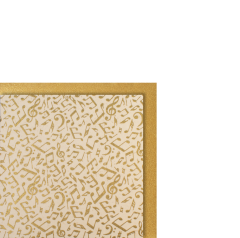 Organic Paper Card klein Musik weiss