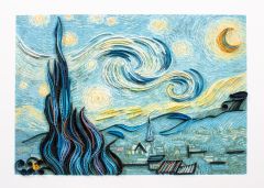 Carte Quilling Art Van Gogh Nuit étoilée