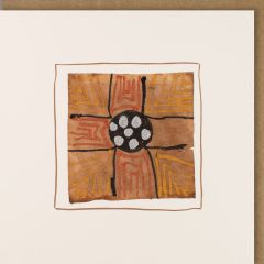 Tea Bag-Karte quadratisch Kreuz