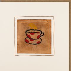 Tea Bag-Karte quadratisch Teetasse