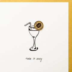 Carte 5 centimes Drink Take it easy