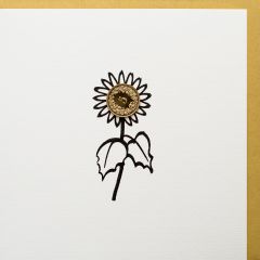 5er-Karte Sonnenblume