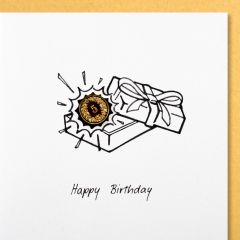 5er-Karte Päckli Happy Birthday