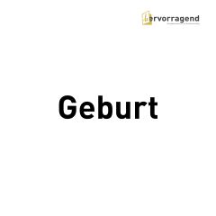 Quilling Deckblatt Geburt