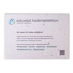Carte Growing paper personalise Axpo