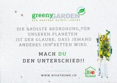 Firmenkarte greeny Garden
