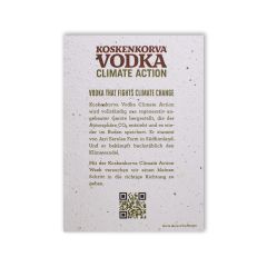 Carte Growing paper personalise Axpo