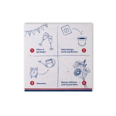 Carte Growing paper personalise Axpo
