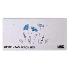 Carte Growing paper personalise Axpo