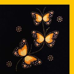 fromJUDE-Karte Schmetterlinge gelb