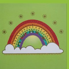 fromJUDE-Karte Regenbogen grün