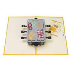 3D Pop-up-Karte Raclette