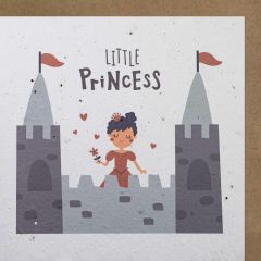 Carte graine Growing Paper carré  Princesse Little Princess