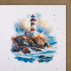 Carte graine Growing Paper carré Phare