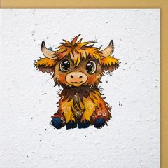 Growing Paper-Karte quadrat kleiner Wuschelkopf 