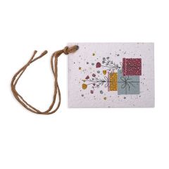 Growing Paper Geschenkanh&auml;nger Blumen und Geschenke