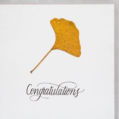 Carte Herbier Congratulation