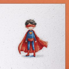 Handmade Paper Karte Held