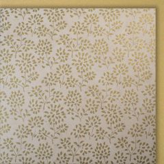 Organic Paper Card Mini Bl&auml;ttchen weiss