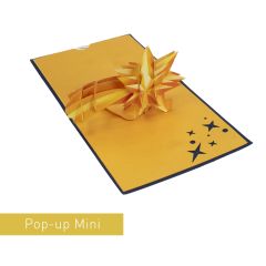 3D Pop-up-Karte Mini Stern von Betlehem