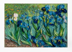 Carte Quilling Art Van Gogh - Iris