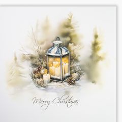 Quilling-Karte Premium Laterne Merry Christmas