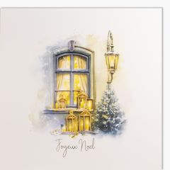Quilling-Karte Premium Weihnachtsfenster Joyeux Noël