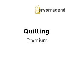 Quilling-Karte Deckblatt Premium